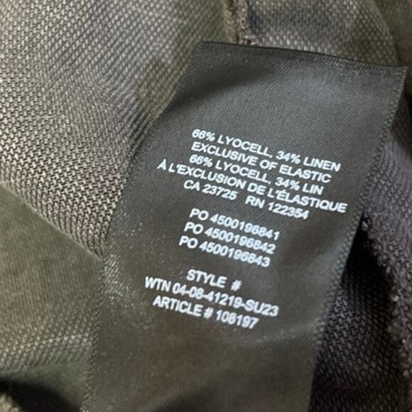 Aritzia Wilfred Gray Sleeveless Tulip Hem Square Neck Wrap Midi Sheath Dress 0 - Picture 6 of 6